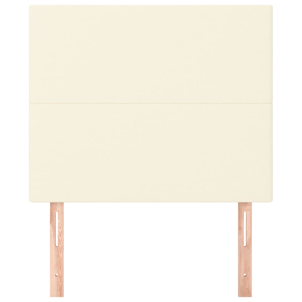 Thumbnail - vidaXL Kopfteil Creme 90x5x118/128 cm Kunstleder