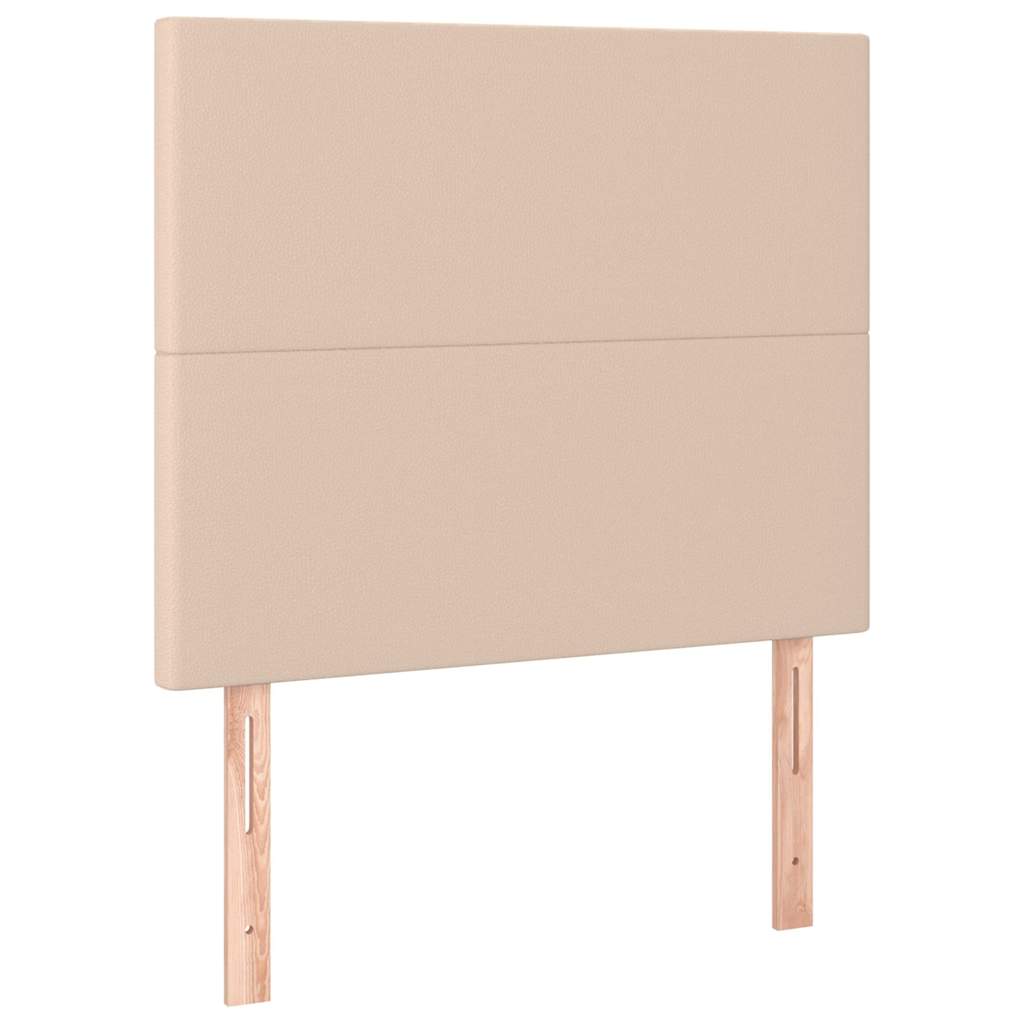 vidaXL Čelo postele Cappuccino 90x5x118/128 cm umělá kůže