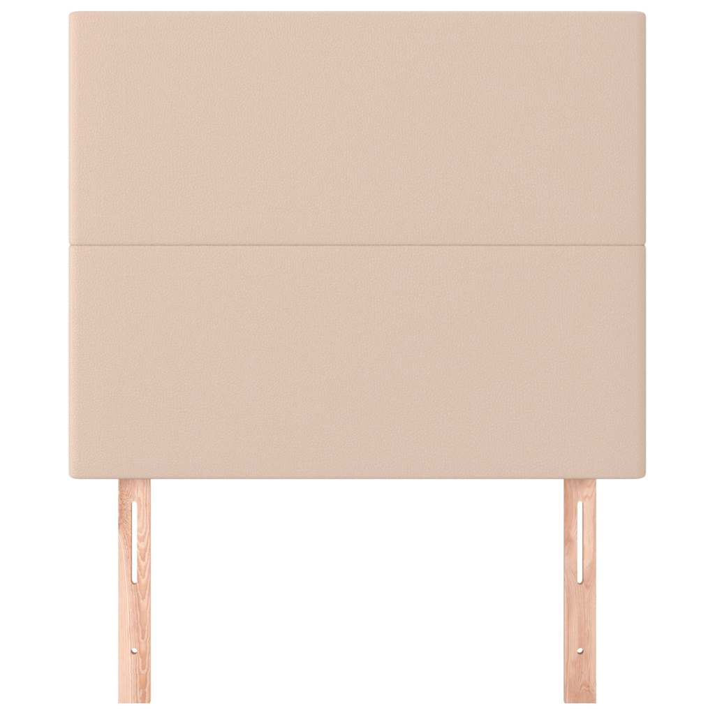 vidaXL Hoofdbord cappuccino 90x5x118/128 cm Kunstleer bruin, foto 2