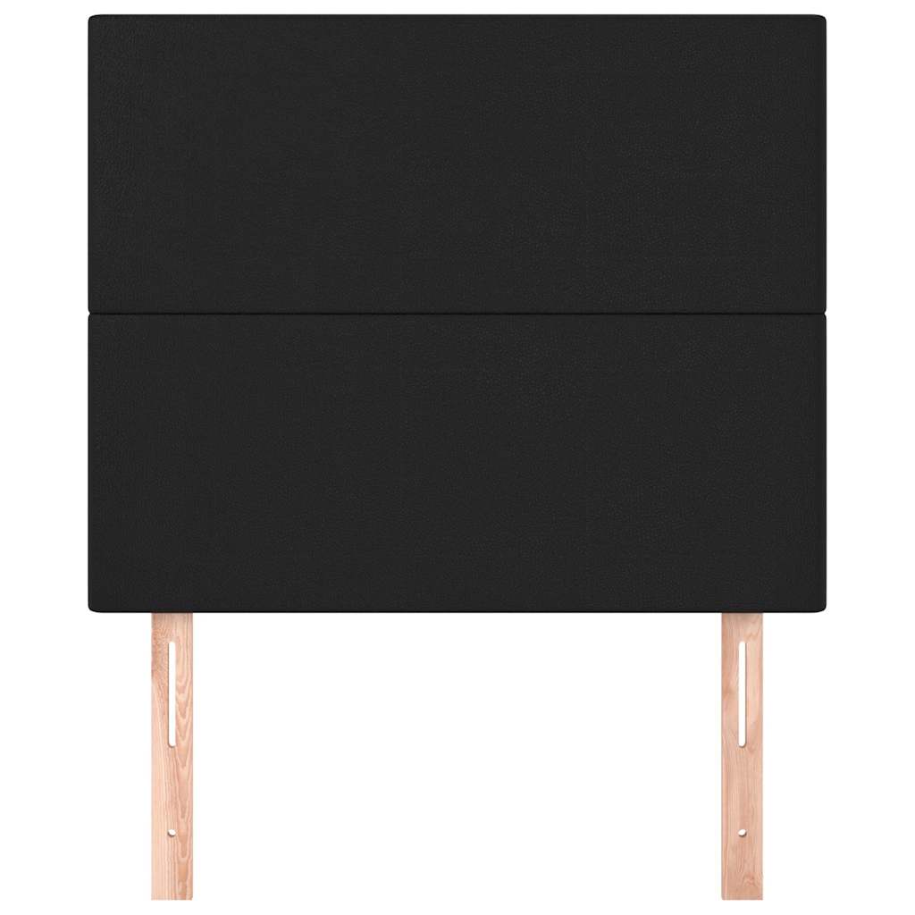 vidaXL Hoofdbord zwart 100x5x118/128 cm kunstleer, foto 2