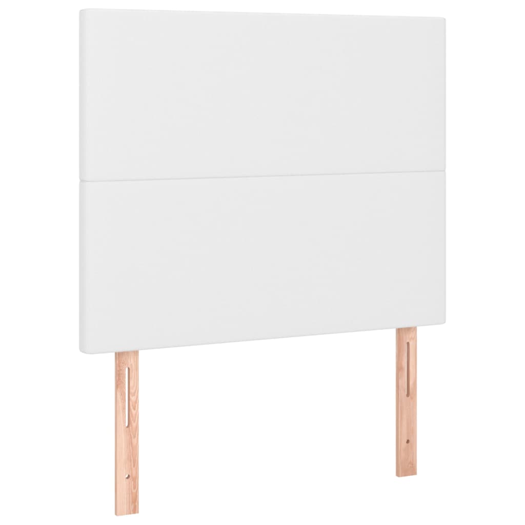 vidaXL Čelo postele 2 ks bílé 100x5x78/88 cm umělá kůže