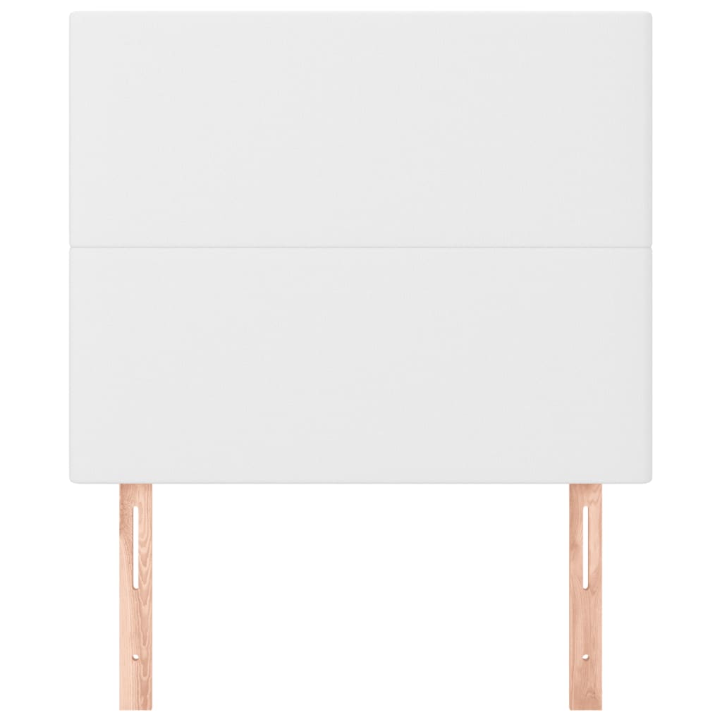 Thumbnail - vidaXL Kopfteil Weiß 100x5x118/128 cm Kunstleder