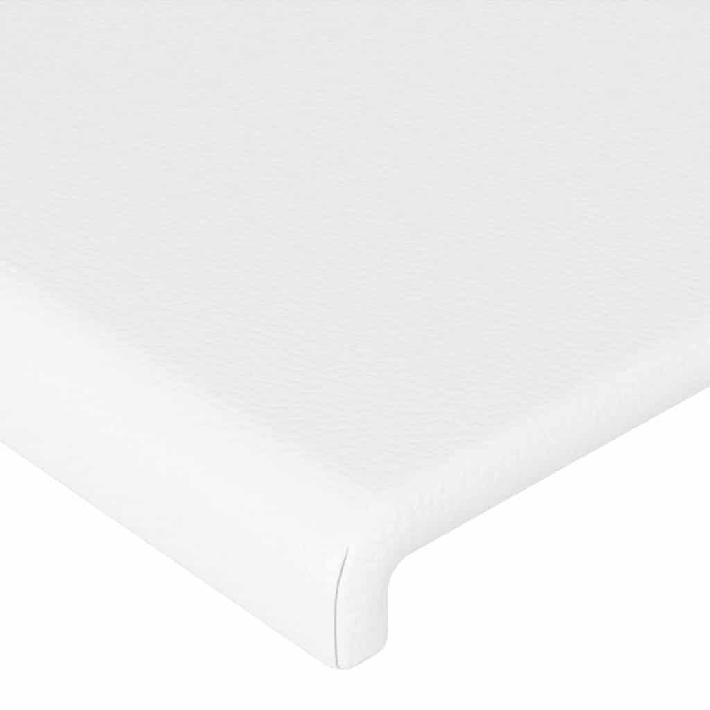 vidaXL Hoofdbord wit 100x5x118/128 cm kunstleer, foto 4