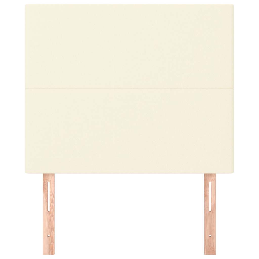 vidaXL Hoofdbord crème 100x5x118/128 cm kunstleer, foto 2