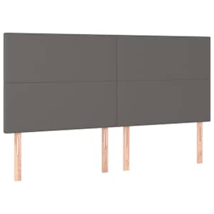 vidaXL peatsiplaat, hall, 200 x 5 x 118/128 cm, kunstnahk