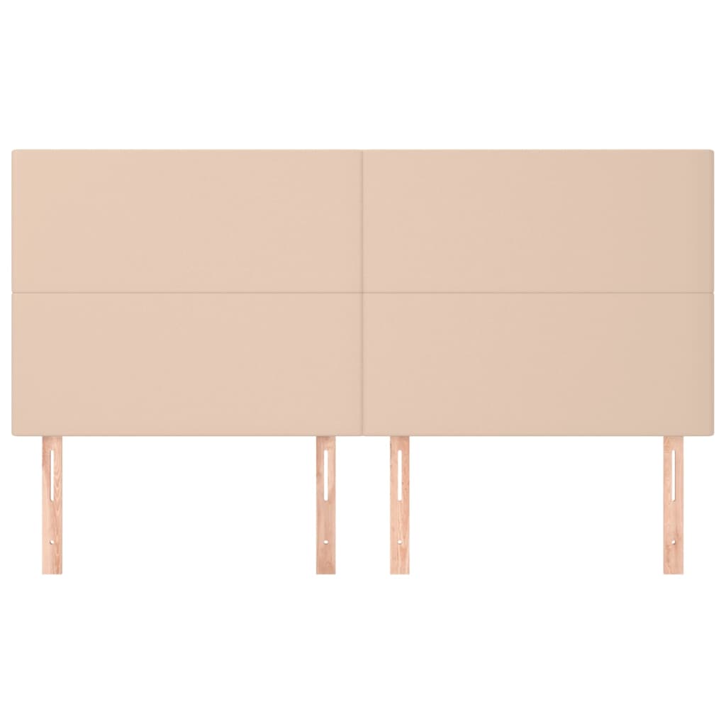 Thumbnail - vidaXL Kopfteile 4 Stk. Cappuccino-Braun 100x5x78/88 cm Kunstleder