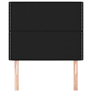 Čelo postele černé 80x5x118/128 cm látkové - obrázek 3