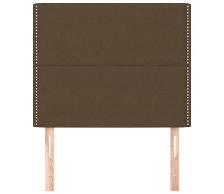vidaXL Hoofdbord donkerbruin 80x5x118/128 cm stof