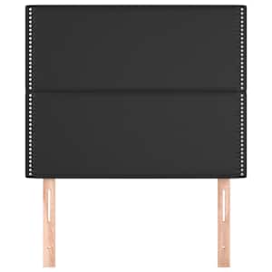 Čelo postele černé 90x5x118/128 cm umělá kůže - obrázek 3