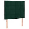 vidaXL peatsiplaat, tumeroheline, 80 x 5 x 118/128 cm, samet