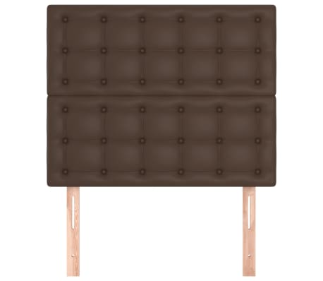 vidaXL barna műbőr fejt&aacute;mla 80x5x118/128 cm