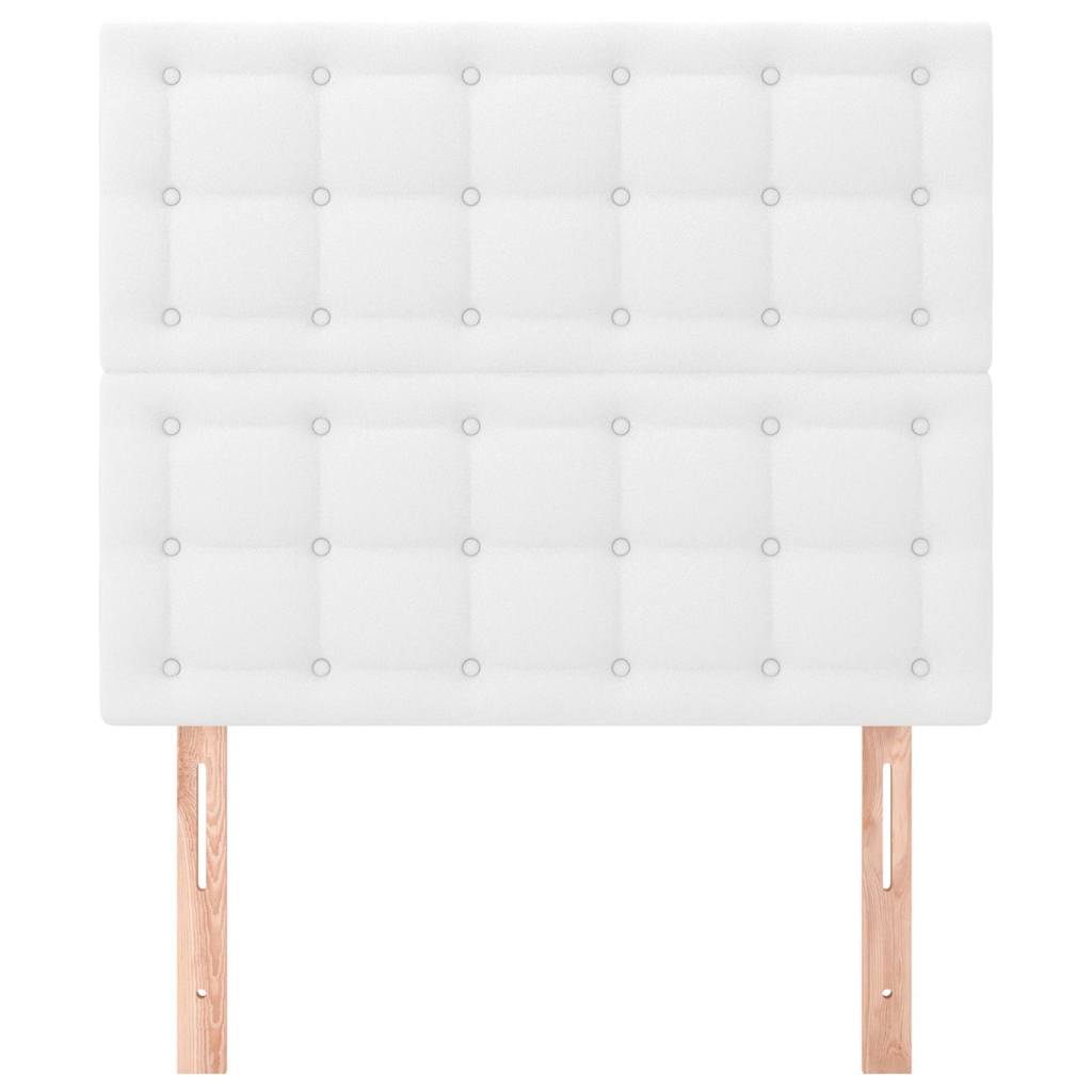 vidaXL Hoofdbord wit 90x5x118/128 cm kunstleer, foto 2