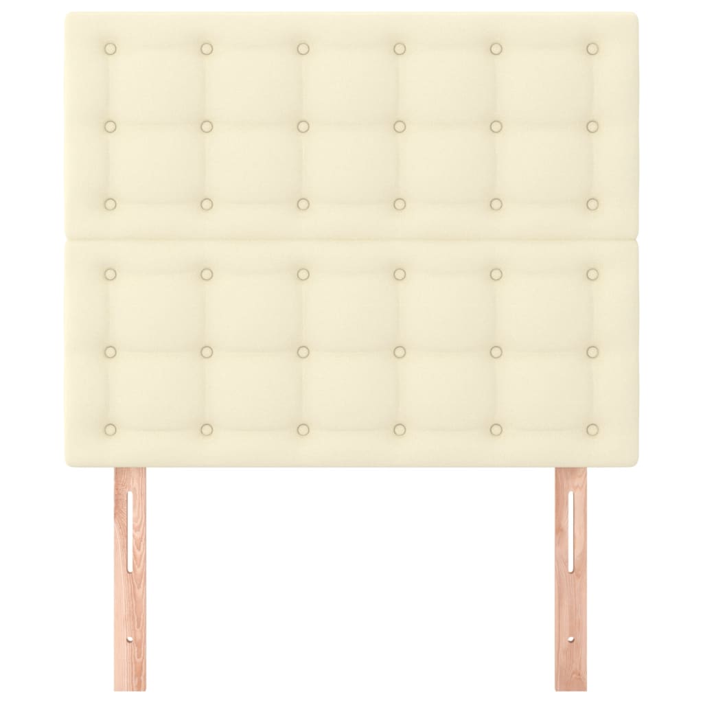 Thumbnail - vidaXL Kopfteil Creme 90x5x118/128 cm Kunstleder