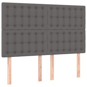 vidaXL peatsiplaat, hall, 144 x 5 x 118/128 cm, kunstnahk