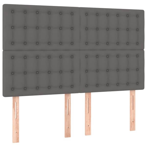 vidaXL peatsiplaat, hall, 144 x 5 x 118/128 cm, kunstnahk