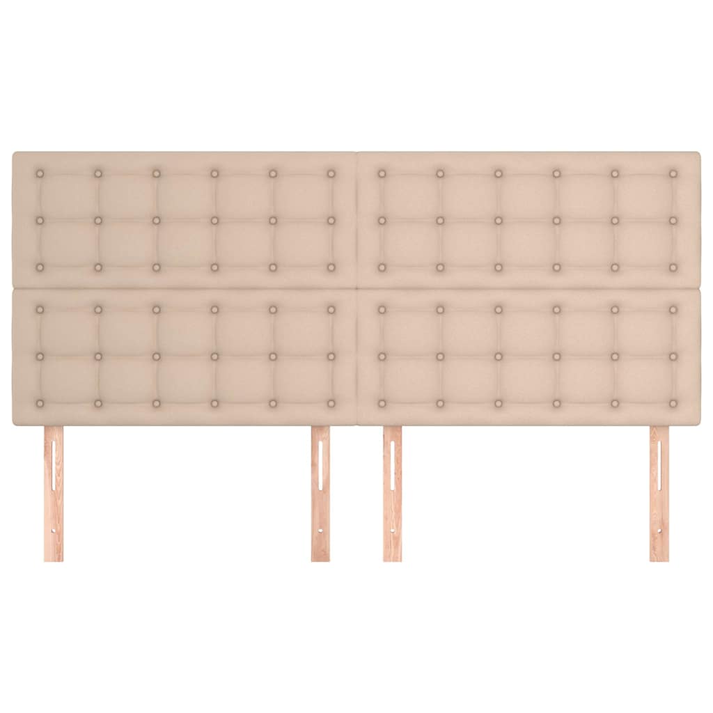 vidaXL Hoofdbord cappuccino 200x5x118/128 cm Kunstleer bruin, foto 2