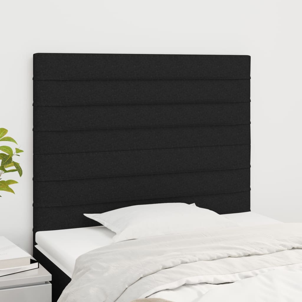 vidaXL Zagwki do ka, 2 szt., czarne, 90x5x78/88 cm, tkanina