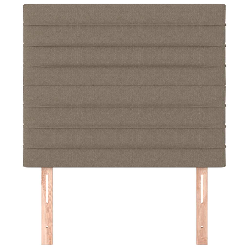 vidaXL Hoofdbord taupe 90x5x118/128 cm Stof, foto 2