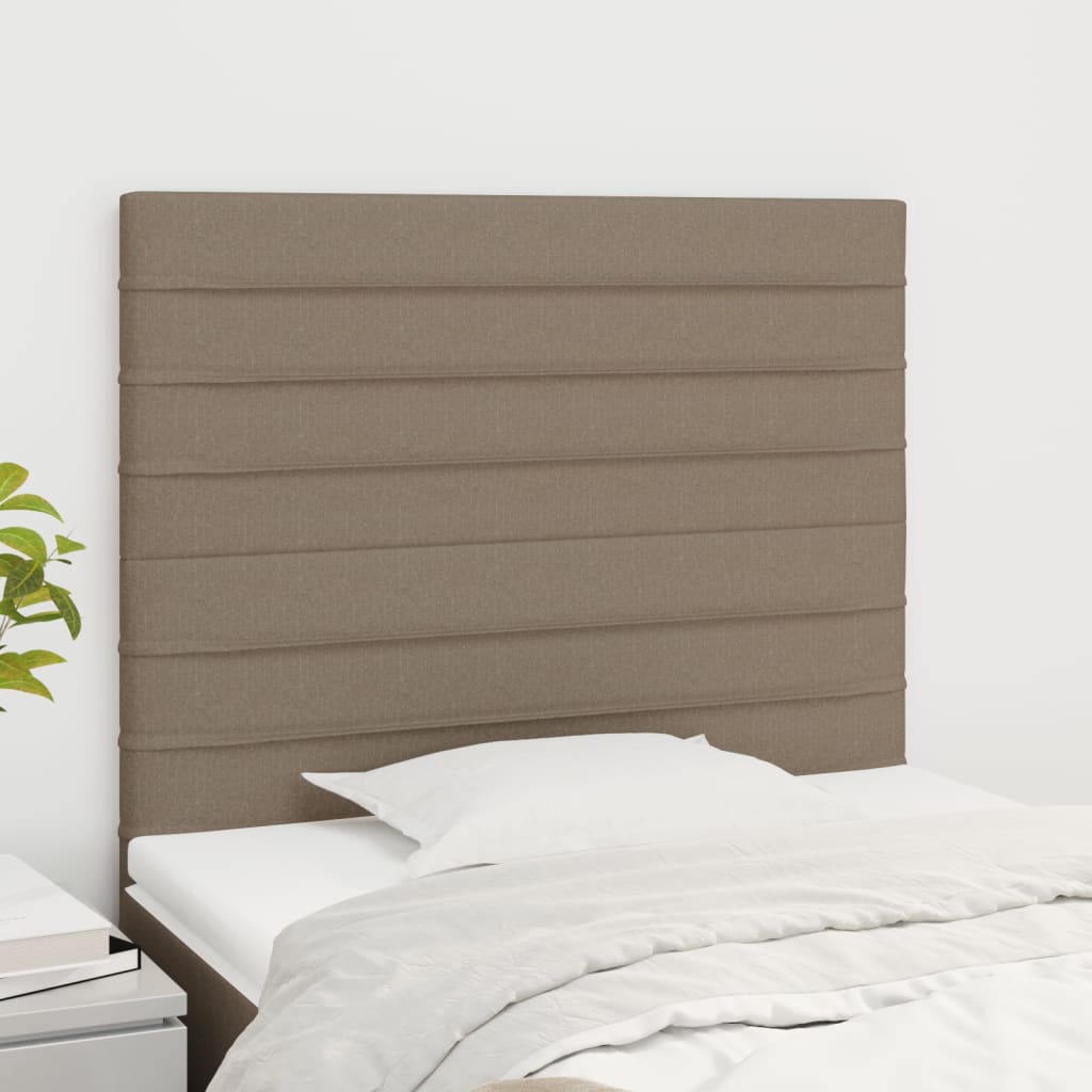 vidaXL Zagwki do ka, 2 szt., taupe, 90x5x78/88 cm, tkanina