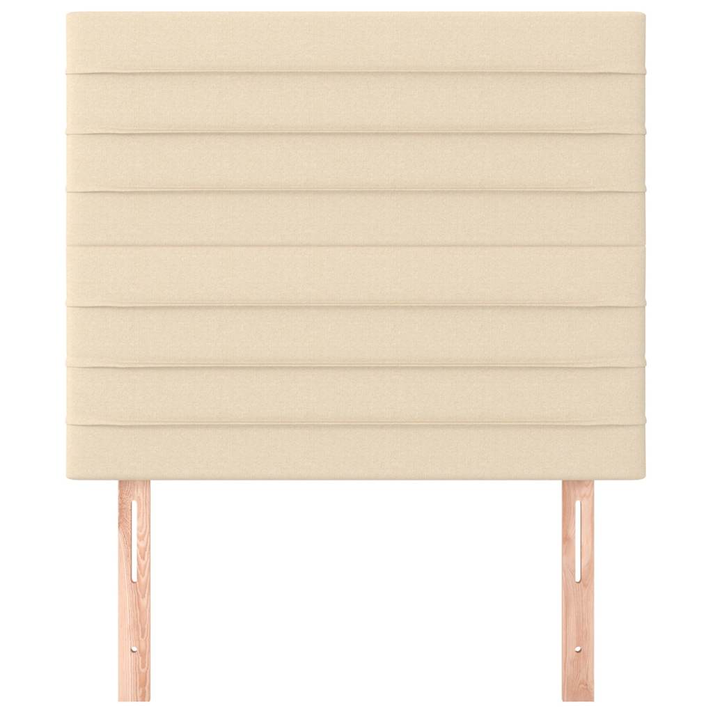 vidaXL Hoofdbord crème 90x5x118/128 cm stof, foto 2