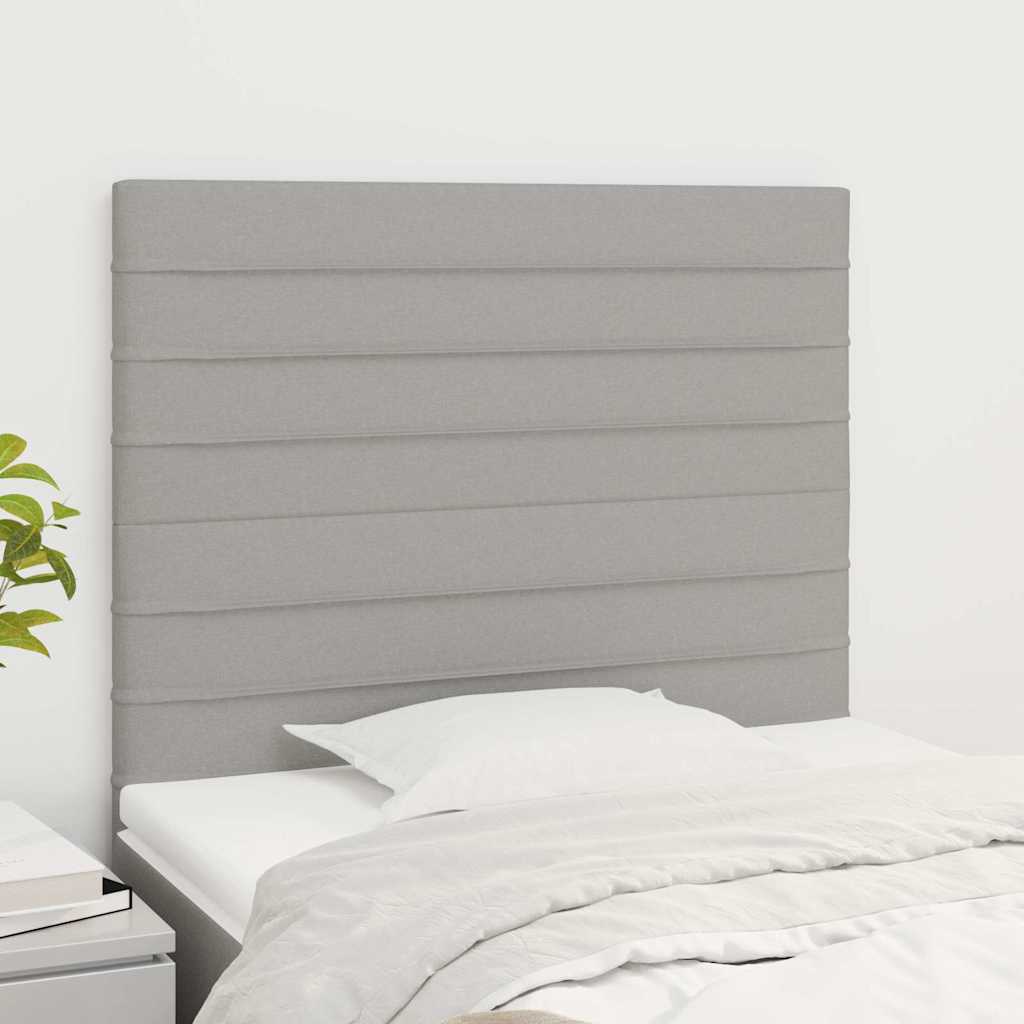 vidaXL Zag��wek jasnoszary 100x5x118/128 cm tkanina