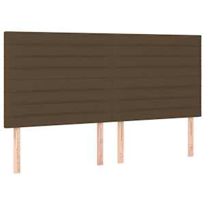 vidaXL peatsiplaat, tumepruun, 200 x 5 x 118/128 cm, kangas