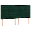 vidaXL peatsiplaat, tumeroheline, 180 x 5 x 118/128 cm, samet