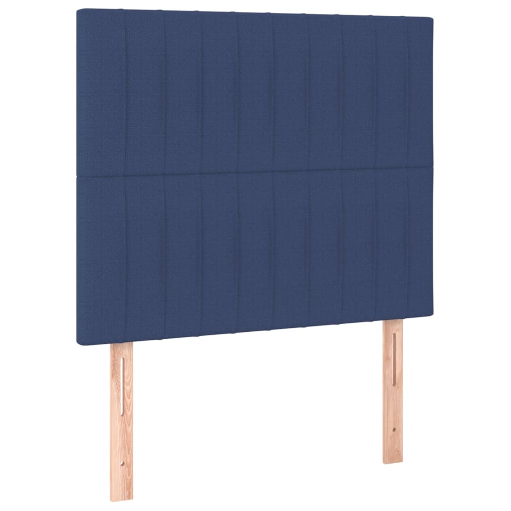 Thumbnail - vidaXL Kopfteile 2 Stk. Blau 80x5x78/88 cm Stoff