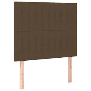 vidaXL peatsiplaat, tumepruun, 100 x 5 x 118/128 cm, kangas