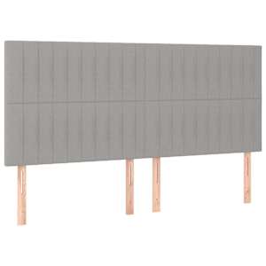 vidaXL peatsiplaat, helehall, 160 x 5 x 118/128 cm, kangas