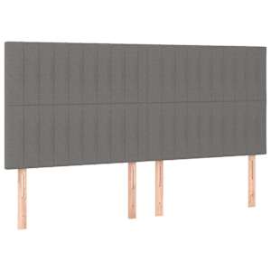vidaXL peatsiplaat, tumehall, 160 x 5 x 118/128 cm, kangas