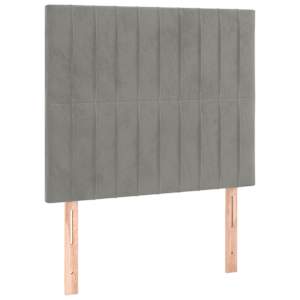 vidaXL peatsiplaat, helehall, 80 x 5 x 118/128 cm, samet