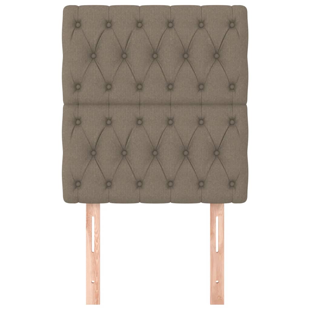 Thumbnail - vidaXL Kopfteile 2 Stk. Taupe 80x7x78/88 cm Stoff