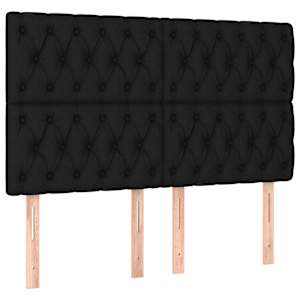 vidaXL peatsiplaat, must, 160 x 7 x 118/128 cm, kangas