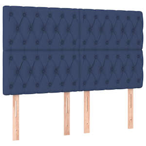 vidaXL peatsiplaat, sinine, 160 x 7 x 118/128 cm, kangas
