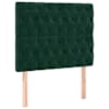 vidaXL peatsiplaat, tumeroheline, 90 x 7 x 118/128 cm, samet
