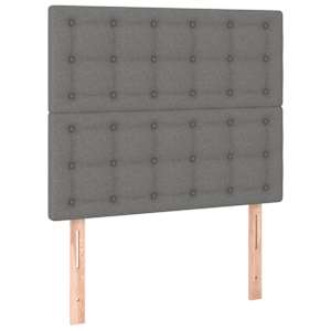 vidaXL peatsiplaat, tumehall, 80 x 5 x 118/128 cm, kangas