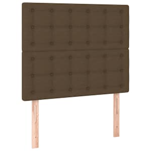 vidaXL peatsiplaat, tumepruun, 80 x 5 x 118/128 cm, kangas