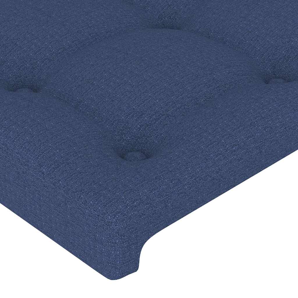vidaXL Hoofdbord blauw 80x5x118/128 cm stof, foto 4