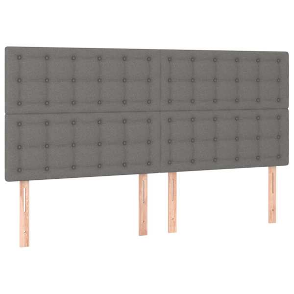 vidaXL peatsiplaat, tumehall, 180 x 5 x 118/128 cm, kangas
