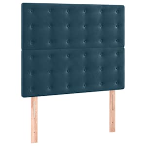 vidaXL peatsiplaat, tumesinine, 80 x 5 x 118/128 cm, samet