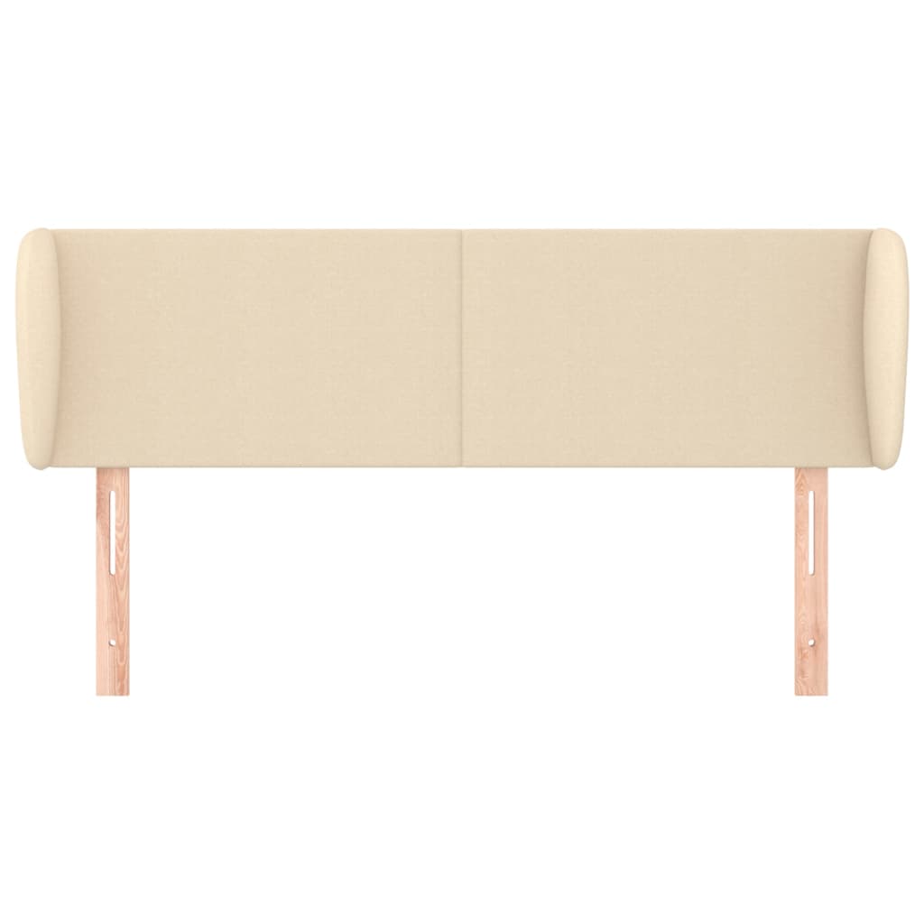 Thumbnail - vidaXL Kopfteil mit Ohren Creme 147x23x78/88 cm Stoff