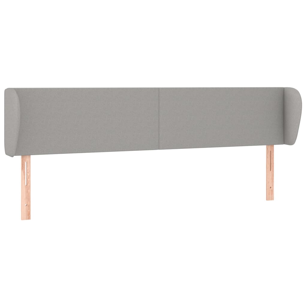 vidaXL ÄŚelo postele typu uĹˇĂˇk svÄ›tle ĹˇedĂ© 203x23x78/88 cm textil