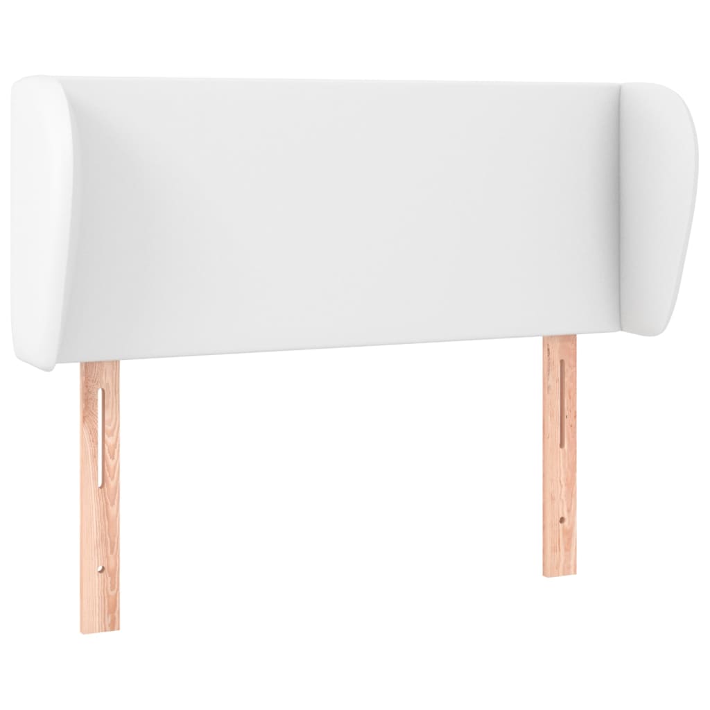 vidaXL Čelo postele typu ušák bílá 83x23x78/88 cm umělá kůže