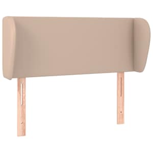 Čelo postele typu ušák cappuccino 83x23x78/88 cm umělá kůže - obrázek 2