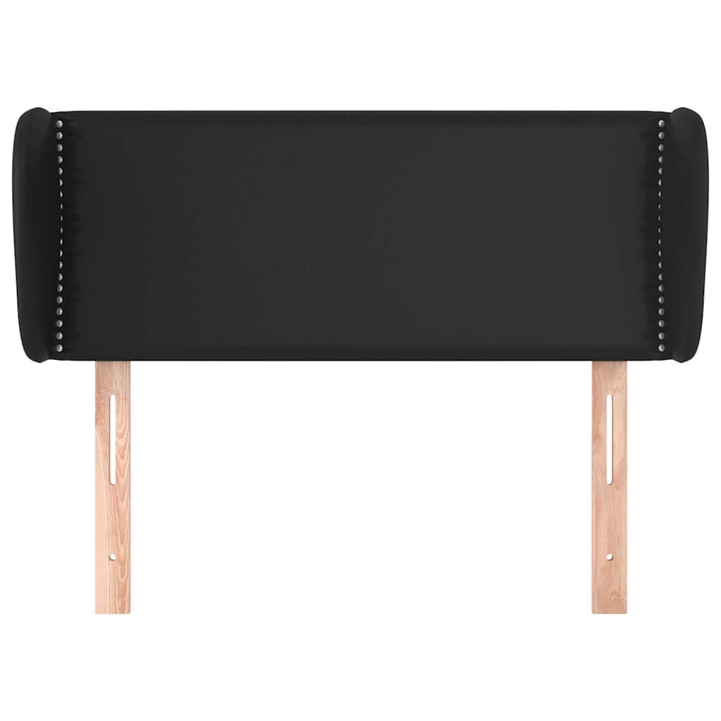 vidaXL Hoofdbord met randen 83x23x78/88 cm kunstleer zwart, foto 2