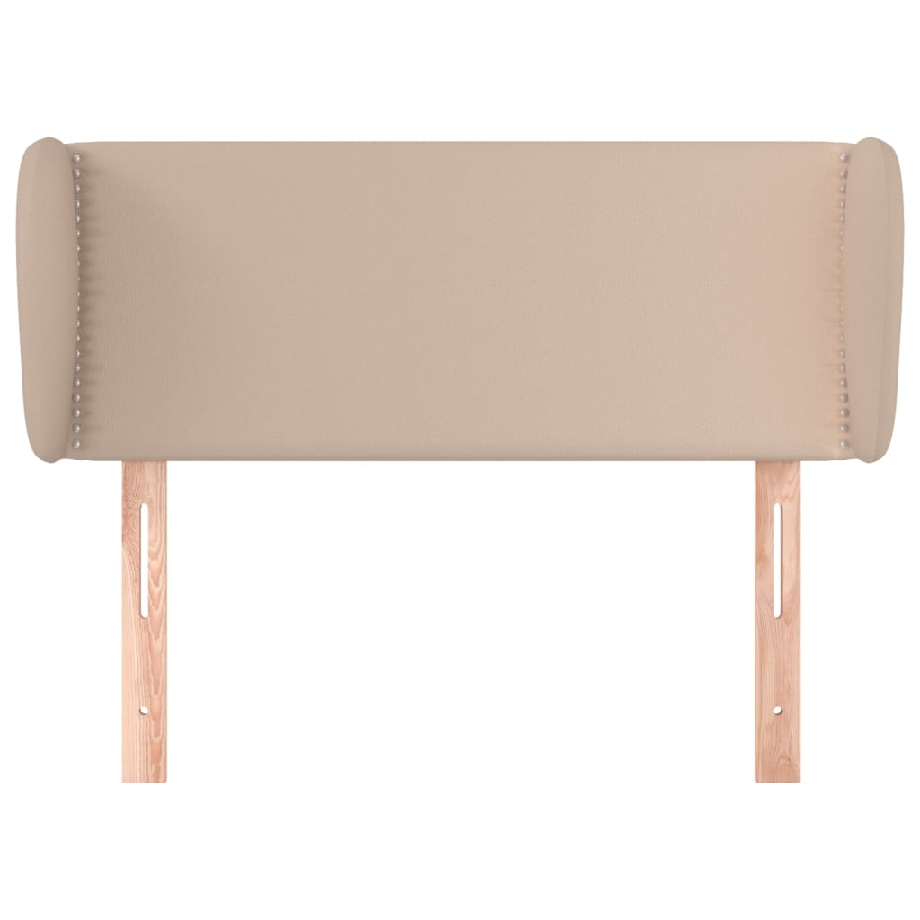 vidaXL Tête de lit avec oreilles Cappuccino 83x23x78/88 cm Similicuir