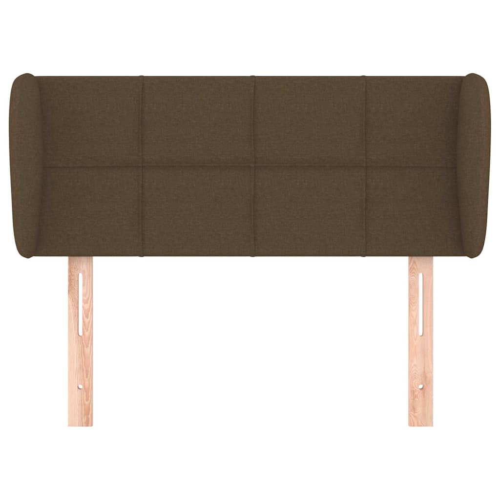 vidaXL Hoofdbord met randen 103x23x78/88 cm stof donkerbruin bruin, foto 2