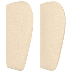 Čelo postele typu ušák krémové 103x23x78/88 cm textil - obrázek 4