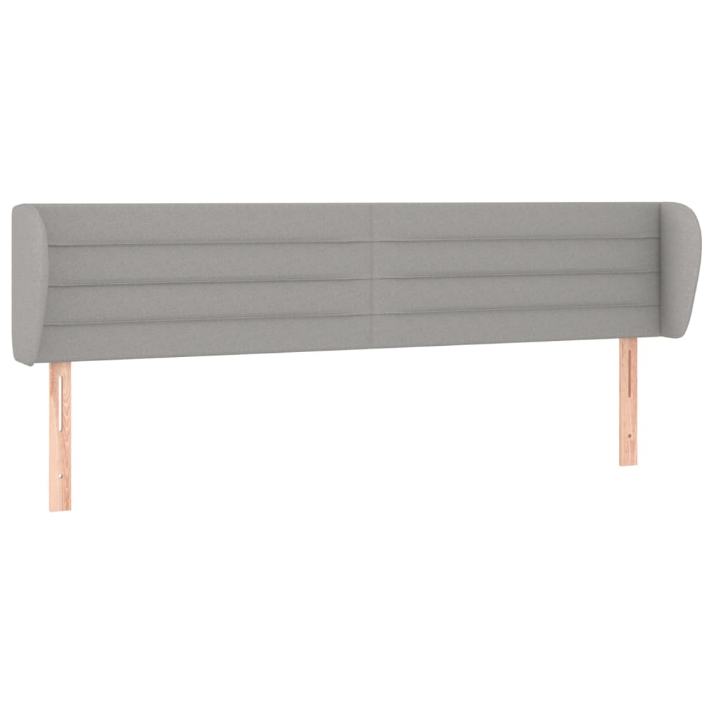 vidaXL ÄŚelo postele typu uĹˇĂˇk svÄ›tle ĹˇedĂ© 183x23x78/88 cm textil